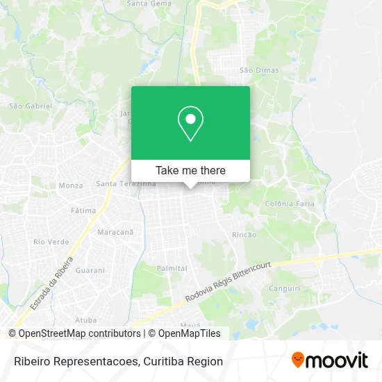 Ribeiro Representacoes map