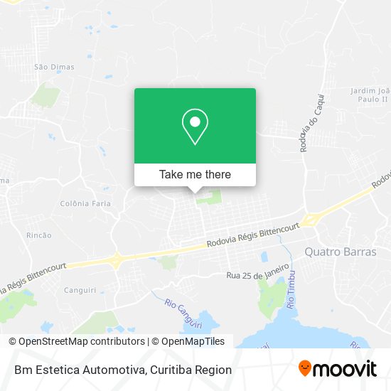Bm Estetica Automotiva map