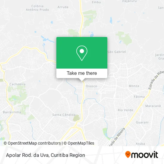 Apolar Rod. da Uva map