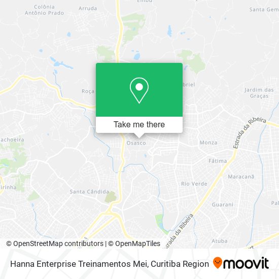 Hanna Enterprise Treinamentos Mei map
