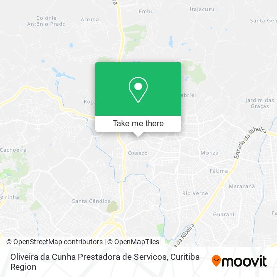 Oliveira da Cunha Prestadora de Servicos map