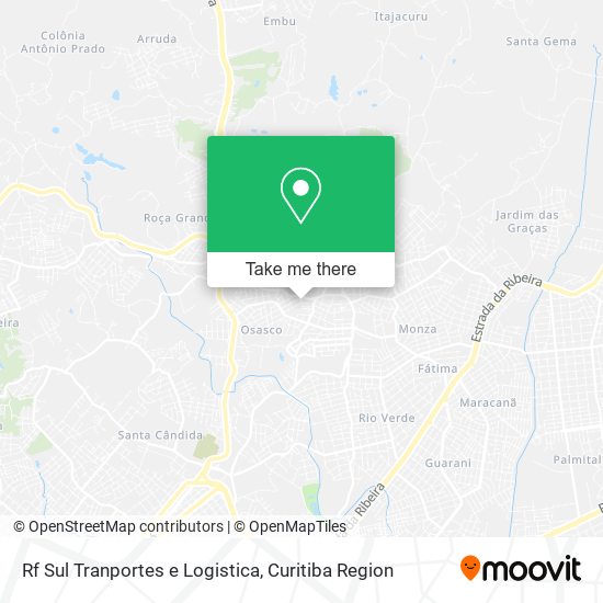 Rf Sul Tranportes e Logistica map