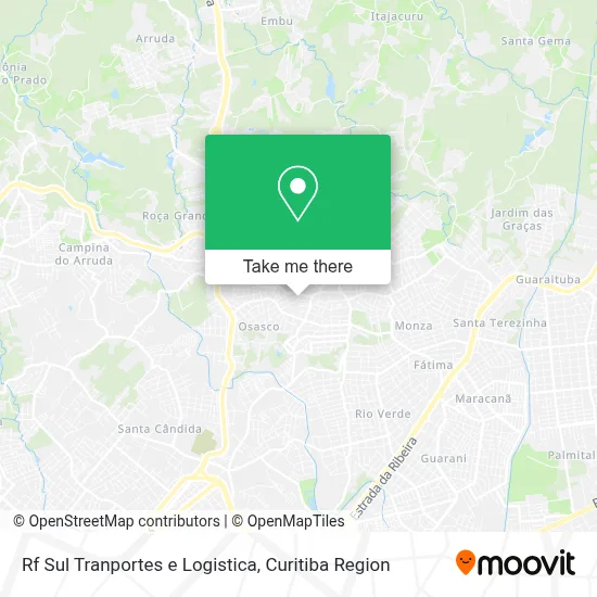 Rf Sul Tranportes e Logistica map
