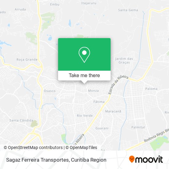 Mapa Sagaz Ferreira Transportes