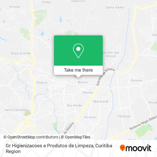 Gr Higienizacoes e Produtos de Limpeza map