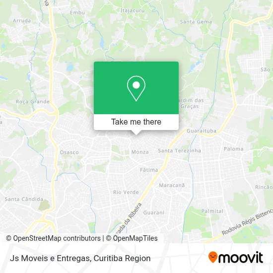 Js Moveis e Entregas map