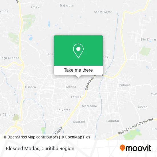 Blessed Modas map