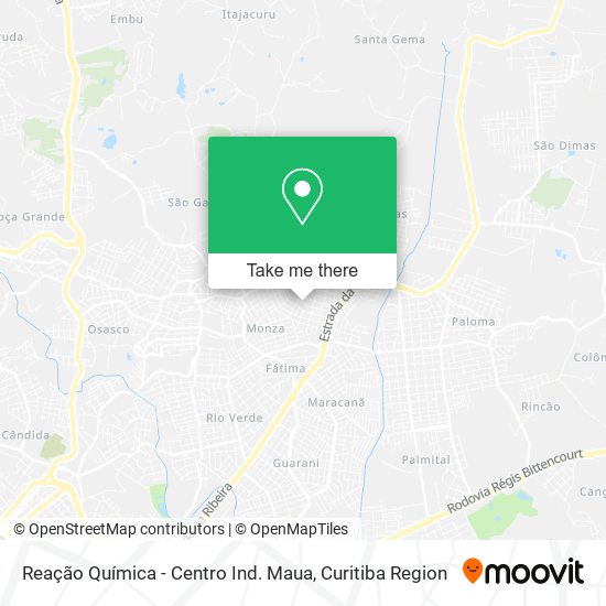 Reação Química - Centro Ind. Maua map