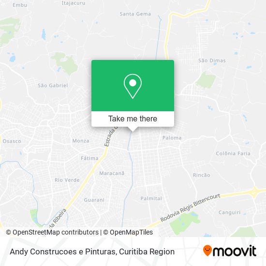 Andy Construcoes e Pinturas map