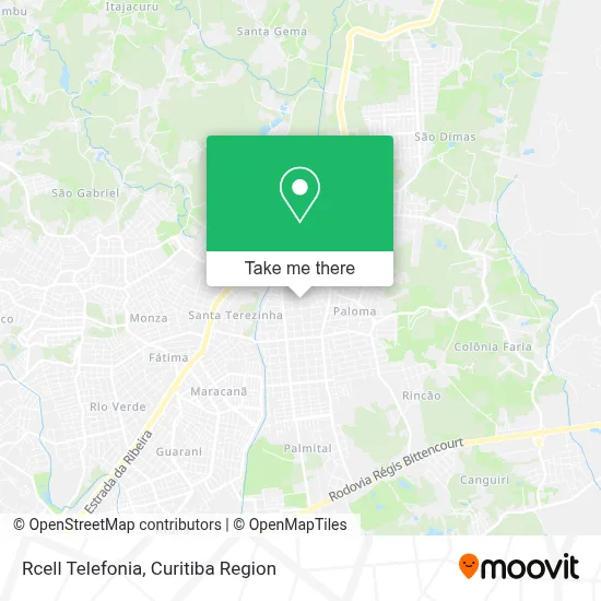 Rcell Telefonia map