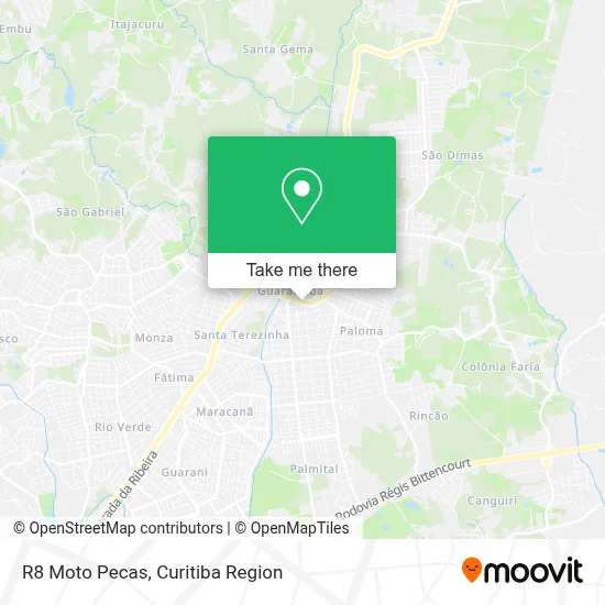 R8 Moto Pecas map