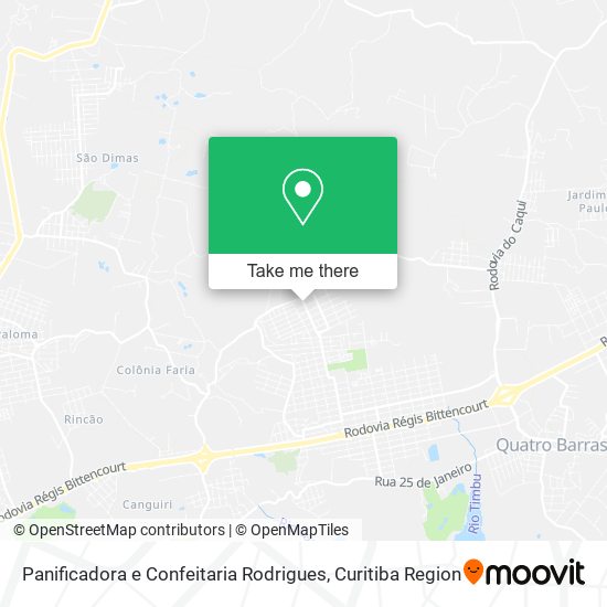 Panificadora e Confeitaria Rodrigues map
