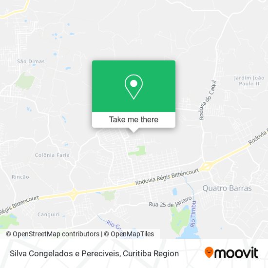 Silva Congelados e Pereciveis map