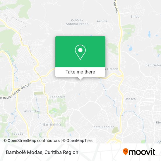 Mapa Bambolê Modas