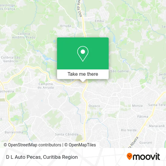 D L Auto Pecas map
