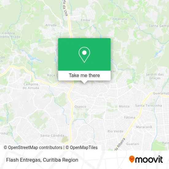 Flash Entregas map