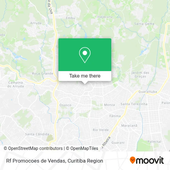 Rf Promocoes de Vendas map