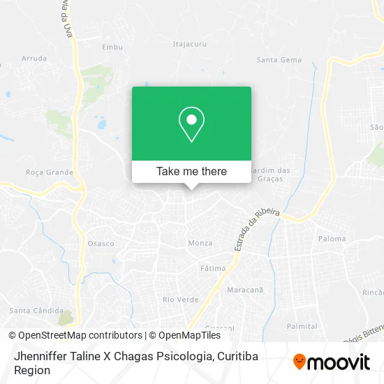 Jhenniffer Taline X Chagas Psicologia map