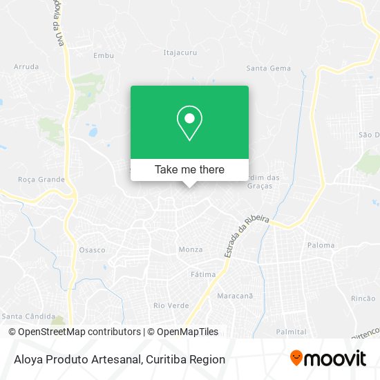 Aloya Produto Artesanal map