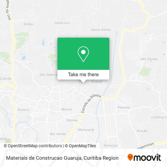 Materiais de Construcao Guaruja map