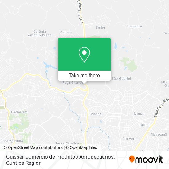 Guisser Comércio de Produtos Agropecuários map