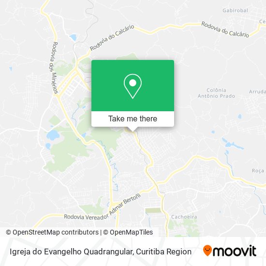 Igreja do Evangelho Quadrangular map