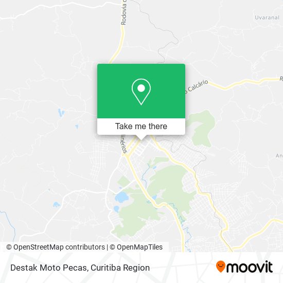 Destak Moto Pecas map