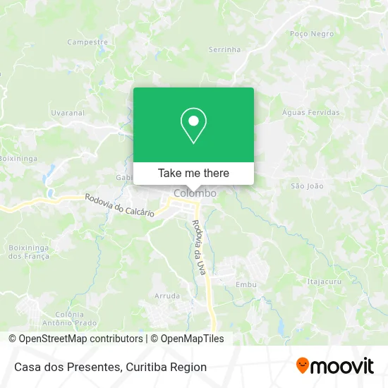 Casa dos Presentes map