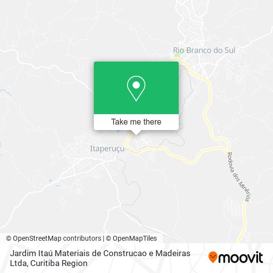 Jardim Itaú Materiais de Construcao e Madeiras Ltda map