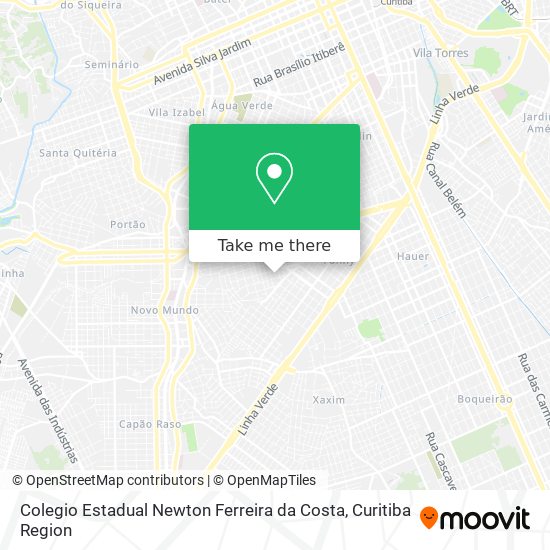 Colegio Estadual Newton Ferreira da Costa map