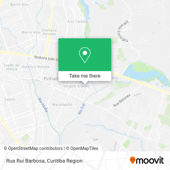 Rua Rui Barbosa map