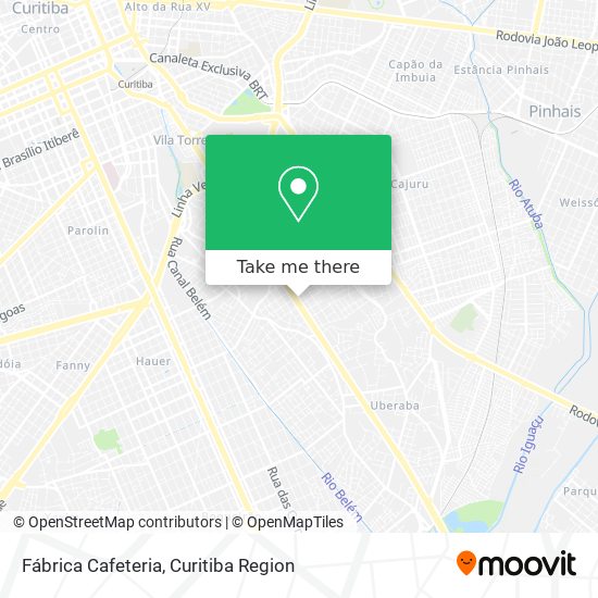 Fábrica Cafeteria map