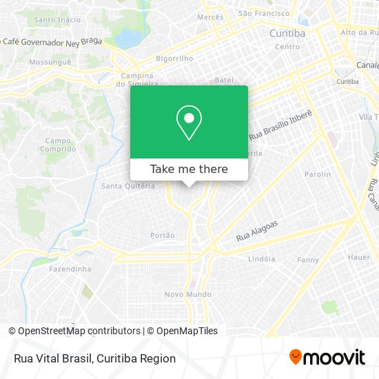 Mapa Rua Vital Brasil