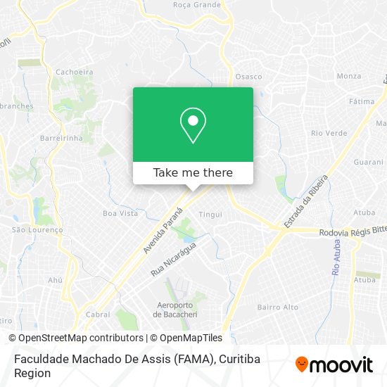 Faculdade Machado De Assis (FAMA) map