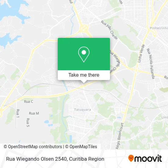 Rua Wiegando Olsen 2540 map