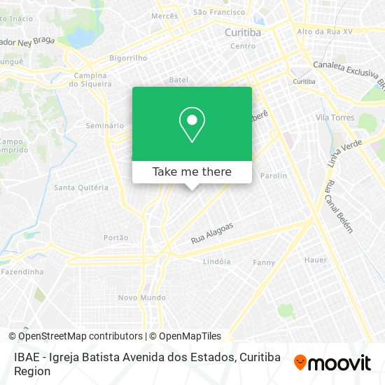 IBAE - Igreja Batista Avenida dos Estados map