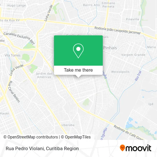Rua Pedro Violani map