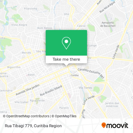 Rua Tibagi 779 map