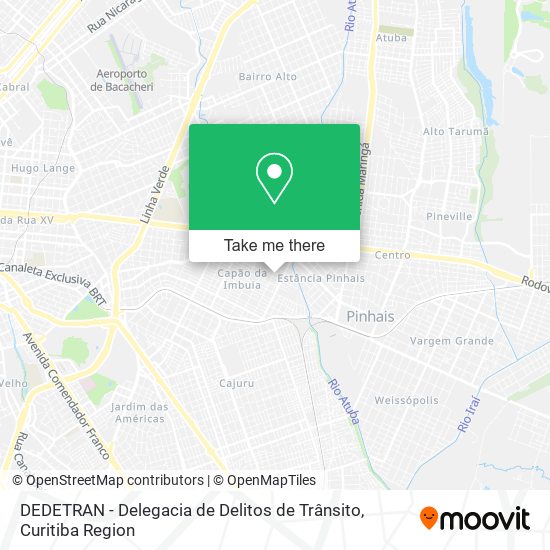 DEDETRAN - Delegacia de Delitos de Trânsito map