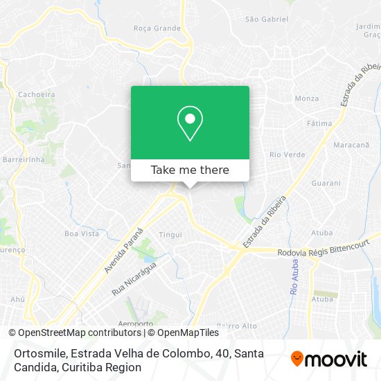 Ortosmile, Estrada Velha de Colombo, 40, Santa Candida map