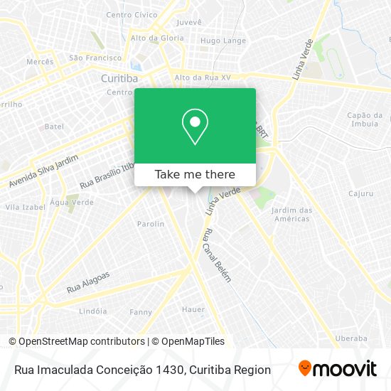 Rua Imaculada Conceição 1430 map
