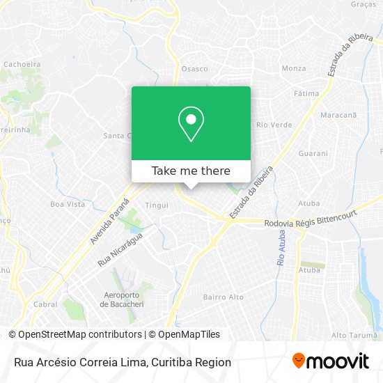 Rua Arcésio Correia Lima map