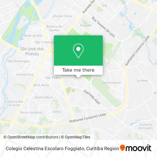 Colegio Celestina Escolaro Foggiato map