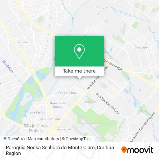 Paróquia Nossa Senhora do Monte Claro map