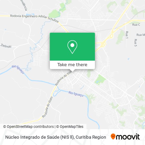 Núcleo Integrado de Saúde (NIS ll) map