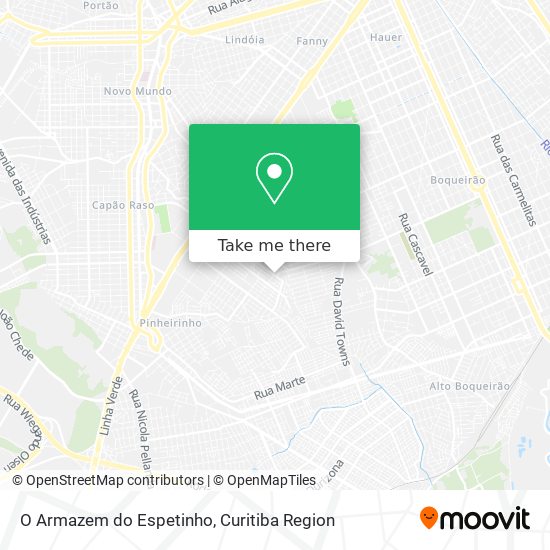 O Armazem do Espetinho map