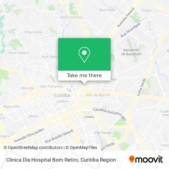 Clinica Dia Hospital Bom Retiro map