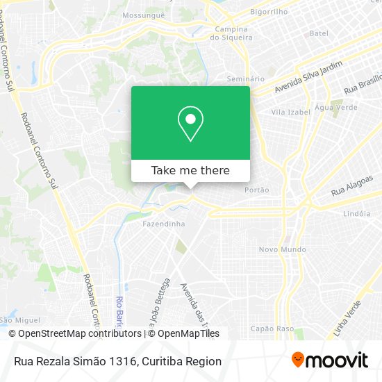 Rua Rezala Simão 1316 map