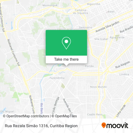 Rua Rezala Simão 1316 map