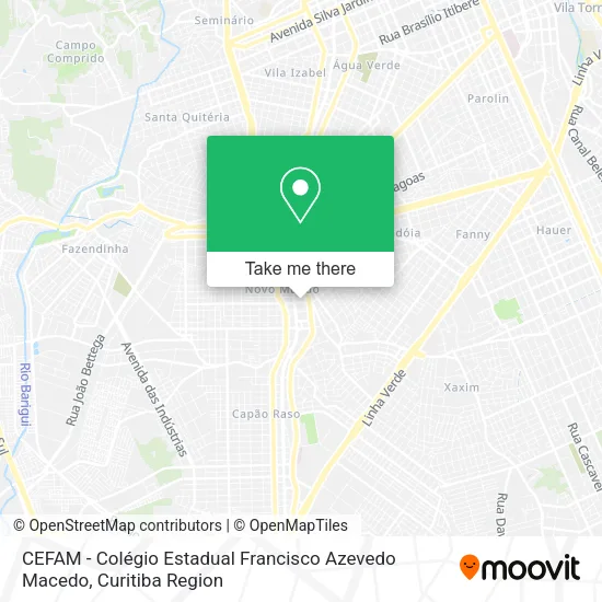 CEFAM - Colégio Estadual Francisco Azevedo Macedo map